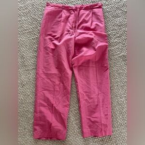 Escada Sport Pink Silk Cotton Trousers | Size 36
